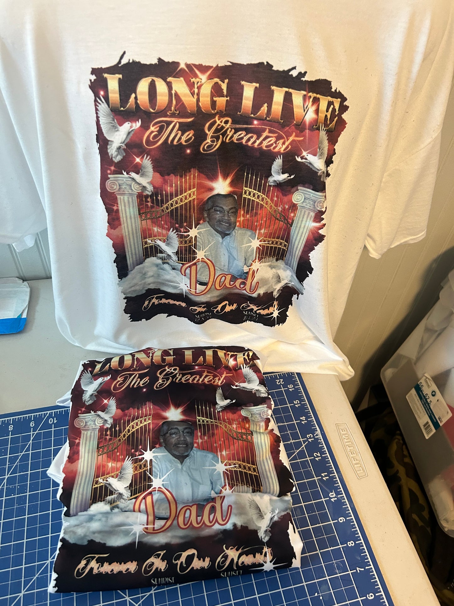 Customized memorial t-shirts