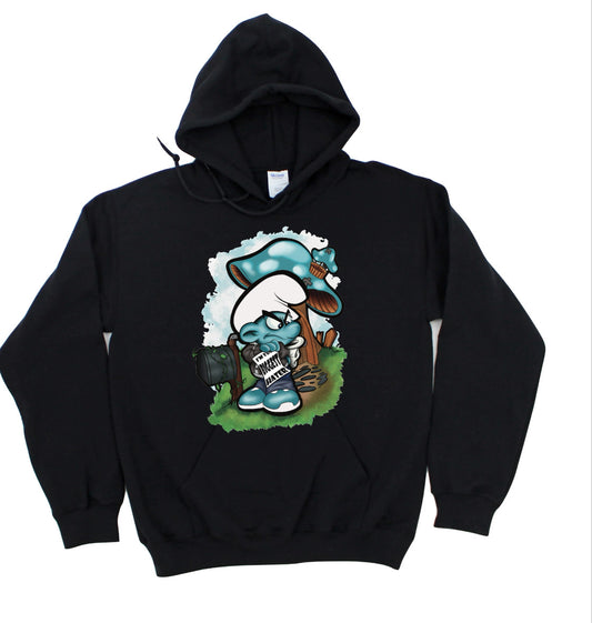 Smurf Printed Hoodie